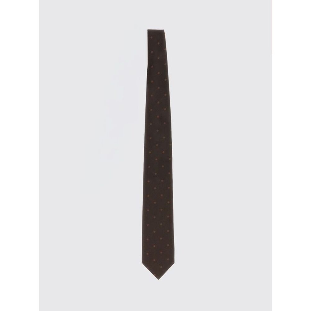 Tom Ford Men Tom Ford Micro Polka Dot Patterned Tie In Pure Silk